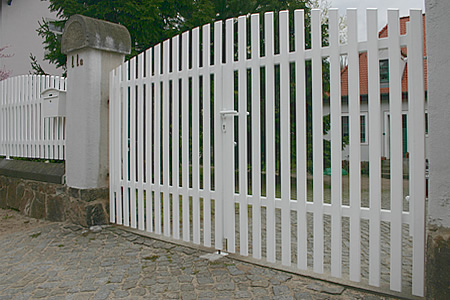 7. Zaun mit individueller Form